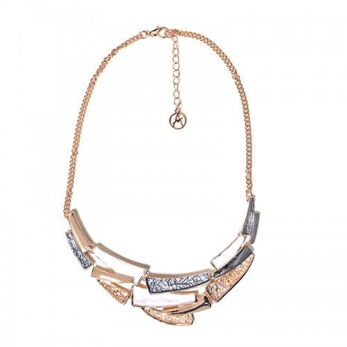 COLLANA GEOMETRICA IRREGOLARE SMALTATA - SW25116C425