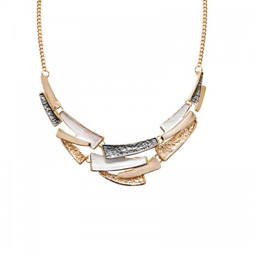 COLLANA GEOMETRICA IRREGOLARE SMALTATA - SW25116C425