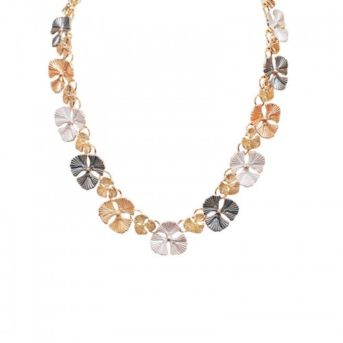 COLLANA CON FOGLIE DI GINKGO SMALTATE - SW25124C432