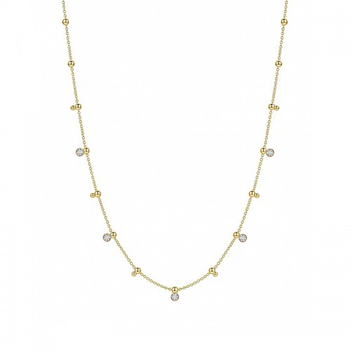 COLLANA CON SFERE E PUNTI LUCE - YC2664C937