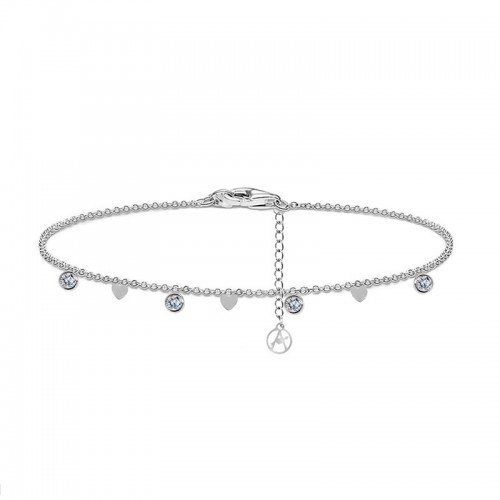 CAVIGLIERA CON PUNTI LUCE E CUORI - JN2644D023