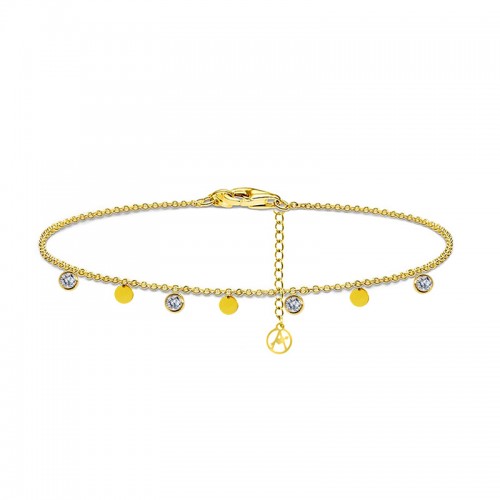 CAVIGLIERA CON PUNTI LUCE E DISCHETTI - JN2644D026