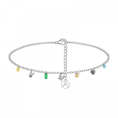 CAVIGLIERA CON ORECCHIE DI CONIGLIO E ZIRCONE - YC2560B127