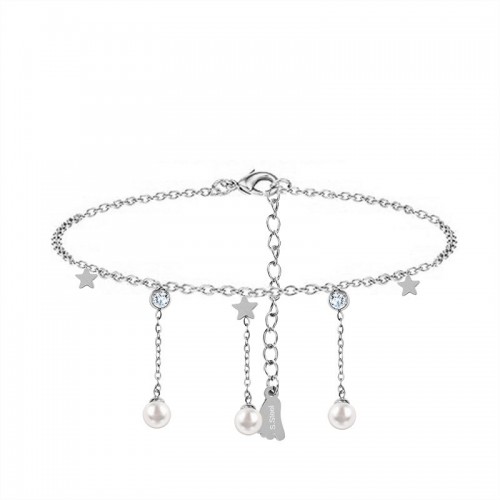 CAVIGLIERA CON STELLE, ZIRCONI E PERLE PENDENTI - YY2648C992