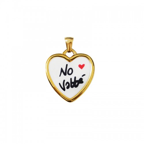 CIONDOLO CUORE “No Vabbé” - FJ2628D049