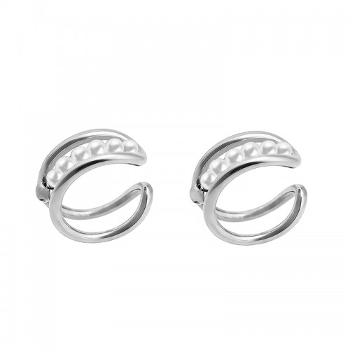 COPPIA DI EAR CUFF A CERCHIO CON PERLE - GD25704B911