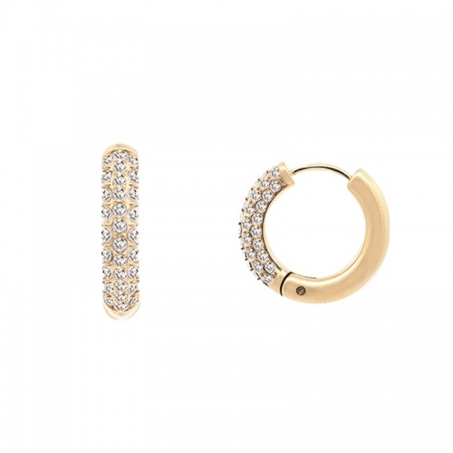 ORECCHINI A CERCHIO CON ZIRCONE - JN24104B776