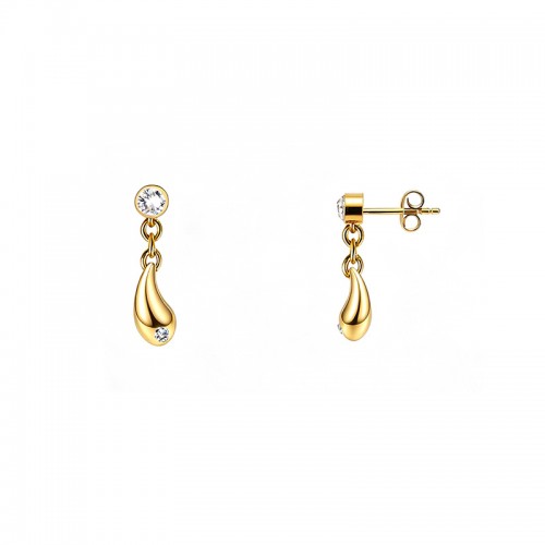 ORECCHINI PICCOLI CON PUNTO LUCE E PENDENTE A GOCCIA - YC2644C919