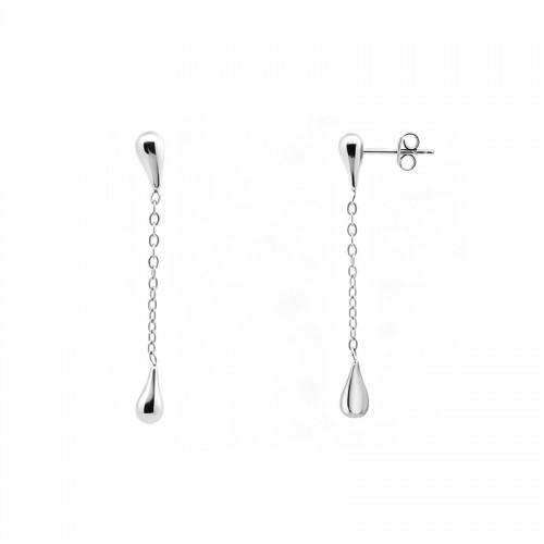 ORECCHINI PENDENTI A GOCCIA CON CATENELLA - YC2652C921