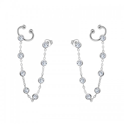 ORECCHINI A CATENA CON EAR CUFF E PUNTI LUCE - YC2672C885