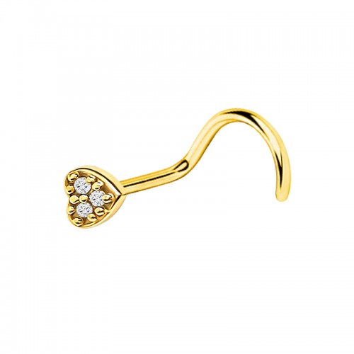 PIERCING NASO A VITE CON CUORE - JQ480N136