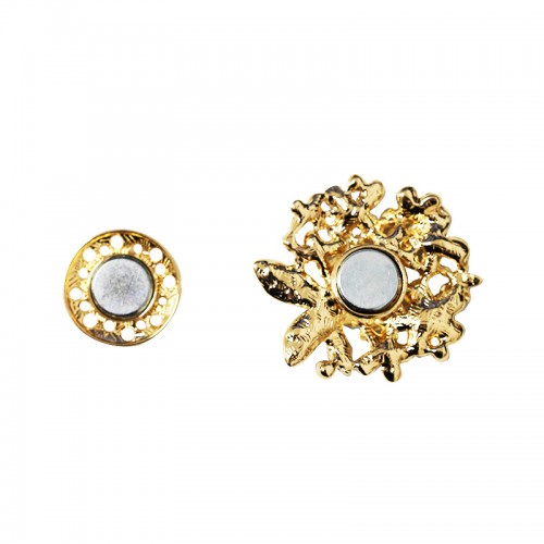SPILLA MAGNETICA FIORE SMALTATO CON STRASS - SW2568C414